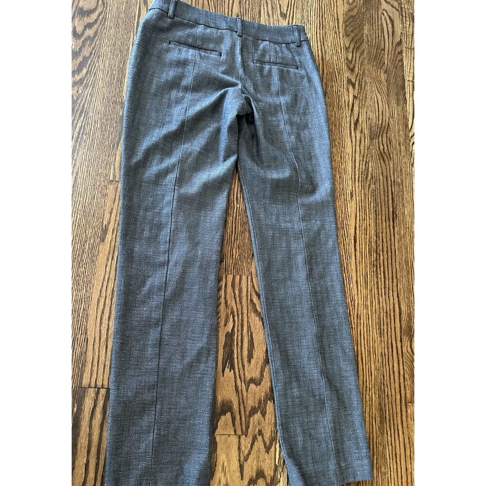 Express Editor Slim Low Rise Stretch Chino Pants Herringbone Black Size 2L EUC - Picture 8 of 10